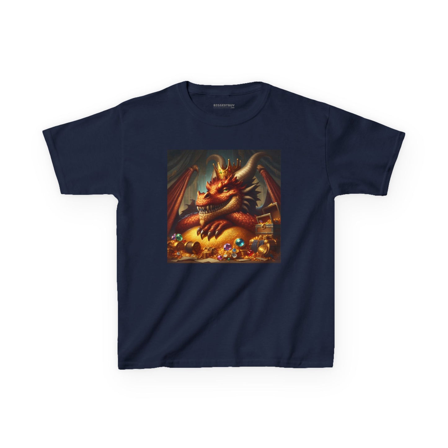 T-Shirt | Koszulka dziecięca | Ciężka bawełna | Nordycka Mitologia | Fafnir | Smok