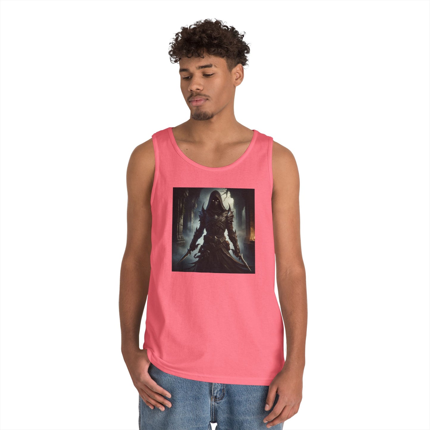 เสื้อกล้าม | ยูนิเซ็กส์ | ผ้าฝ้ายเนื้อหนา | จอมนักฆ่าเงามืด | นักล่าวิญญาณ