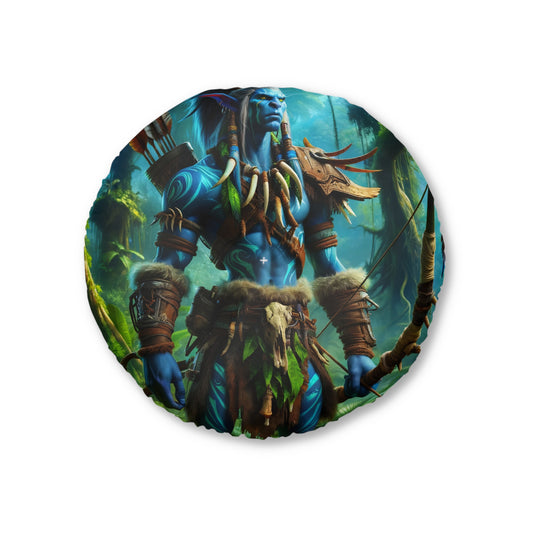 Bantal | Bantal Lantai | Berumbai | Bundar | Fantasi Suku | Prajurit Hutan Elf Kayu