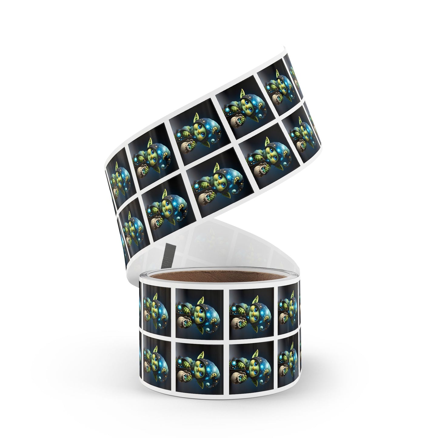 Klisteretikettrulle | Fyrkantig | Fantasy | Celestial Magi | Brownie