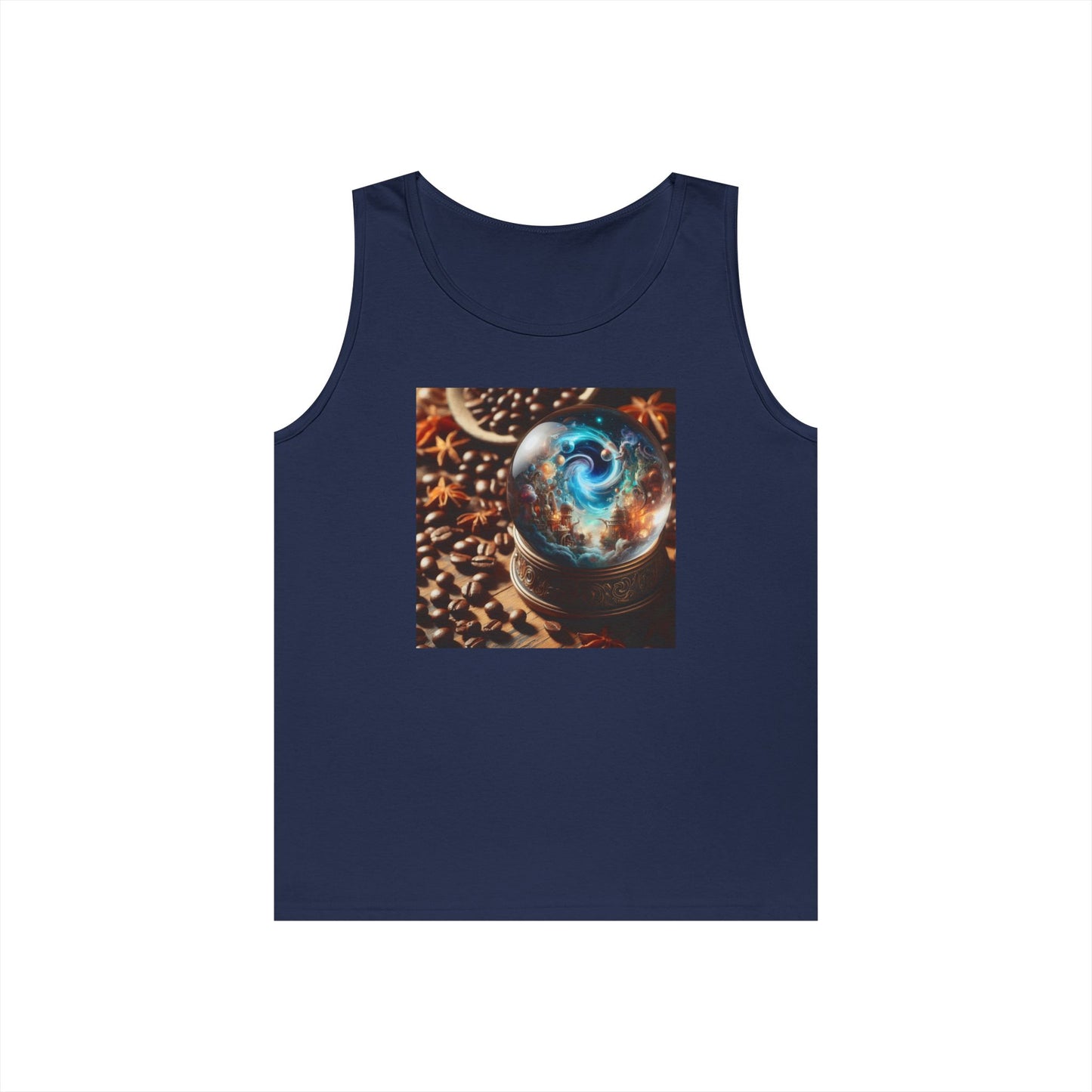 Tanktop | Unisex | Schwere Baumwolle | Kosmische Mythologie | Schneekugel