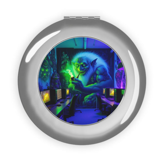 Espelho | Espelho de Viagem | Compacto | Folclore Nórdico | Boggart | Mural UV