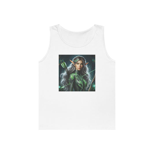 Tanktopp | Unisex | Kraftig bomull | Alvisk skogsvoktere | Bueskytter