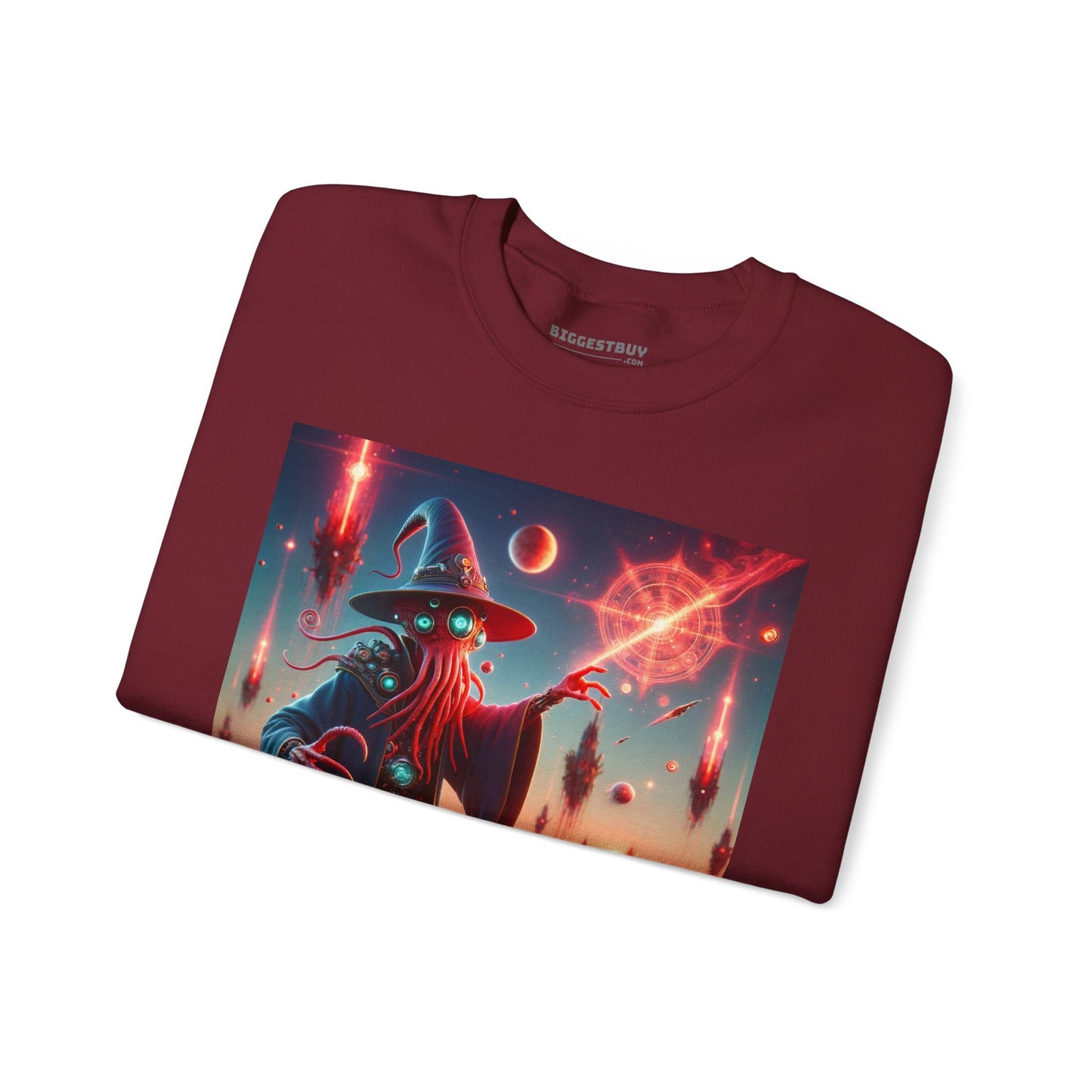 Genser | Unisex | Rund hals | Kraftig blanding | Kosmisk Skrekk | Illithid Trollmann