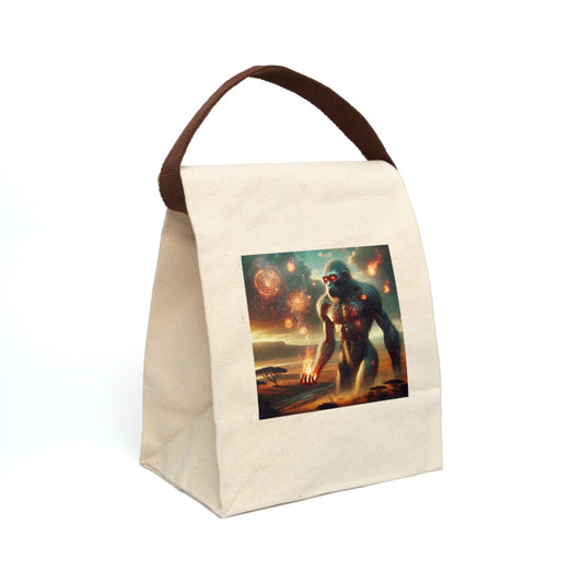 Torba na lunch | Płótno | Z paskiem | Mitologia Prymitywna | Tytan Ognia