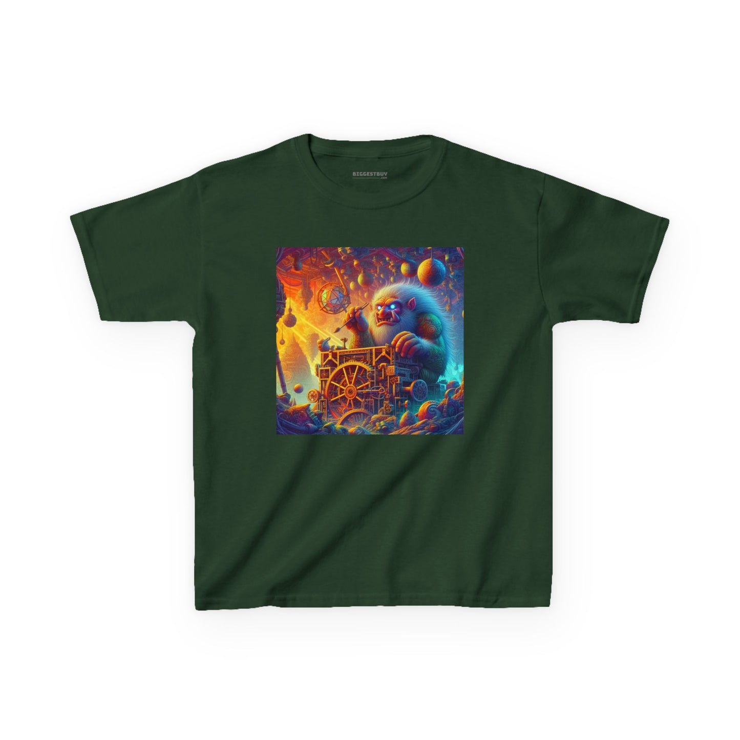 T-Shirt | Koszulka dziecięca | Ciężka bawełna | Mitologia Arktyczna | Mechanik Lodu