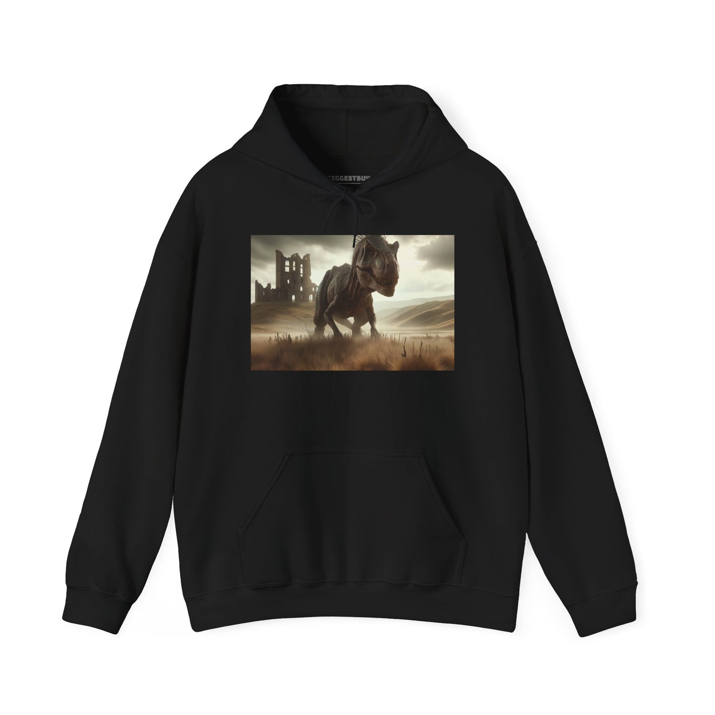 Felpa con cappuccio | Unisex | Felpa con cappuccio | Misto pesante | Paleofinzione | Dinosauri Preistorici | T-Rex