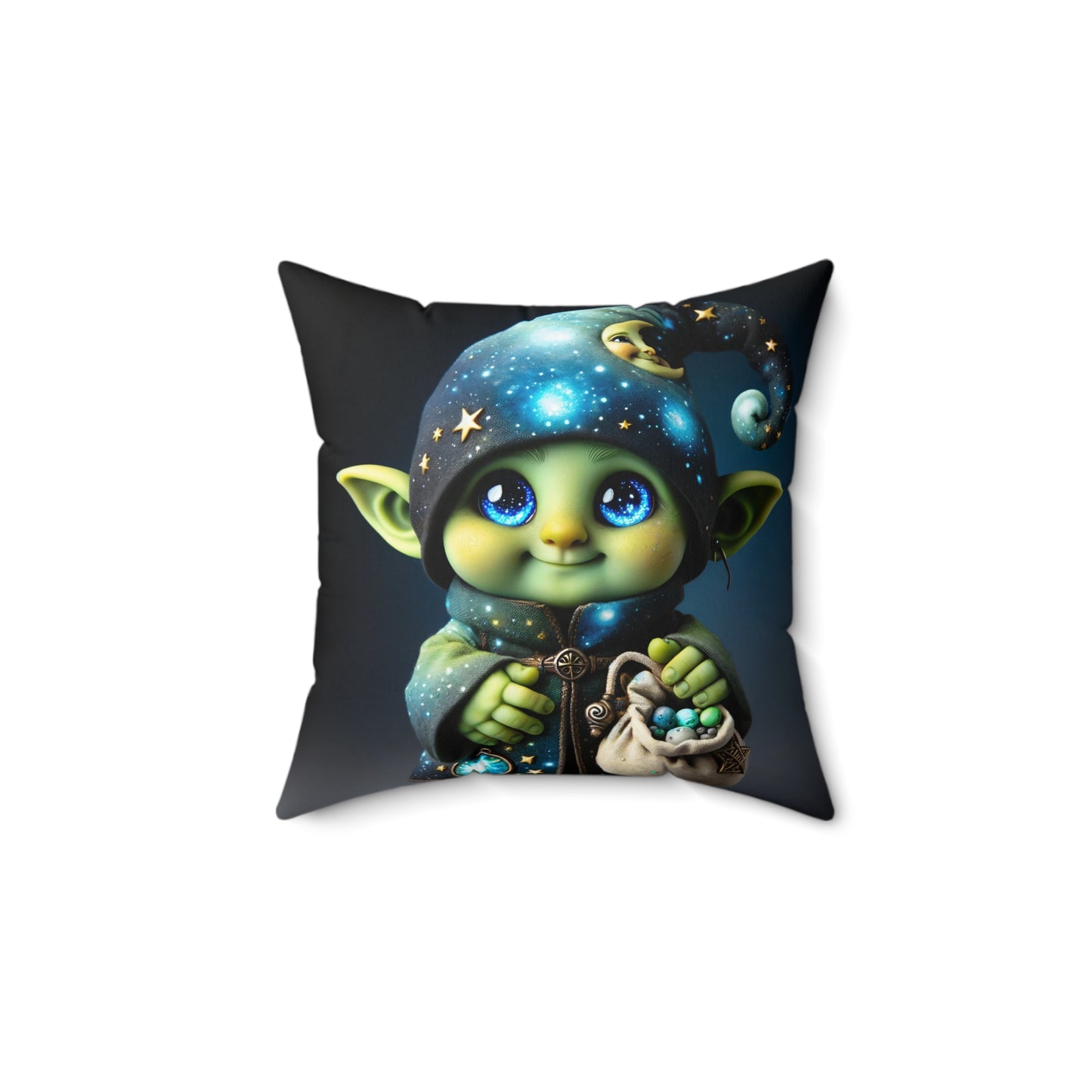 Pillow | Polyester | Square | Fantasy | Celestial Magic | Goblin