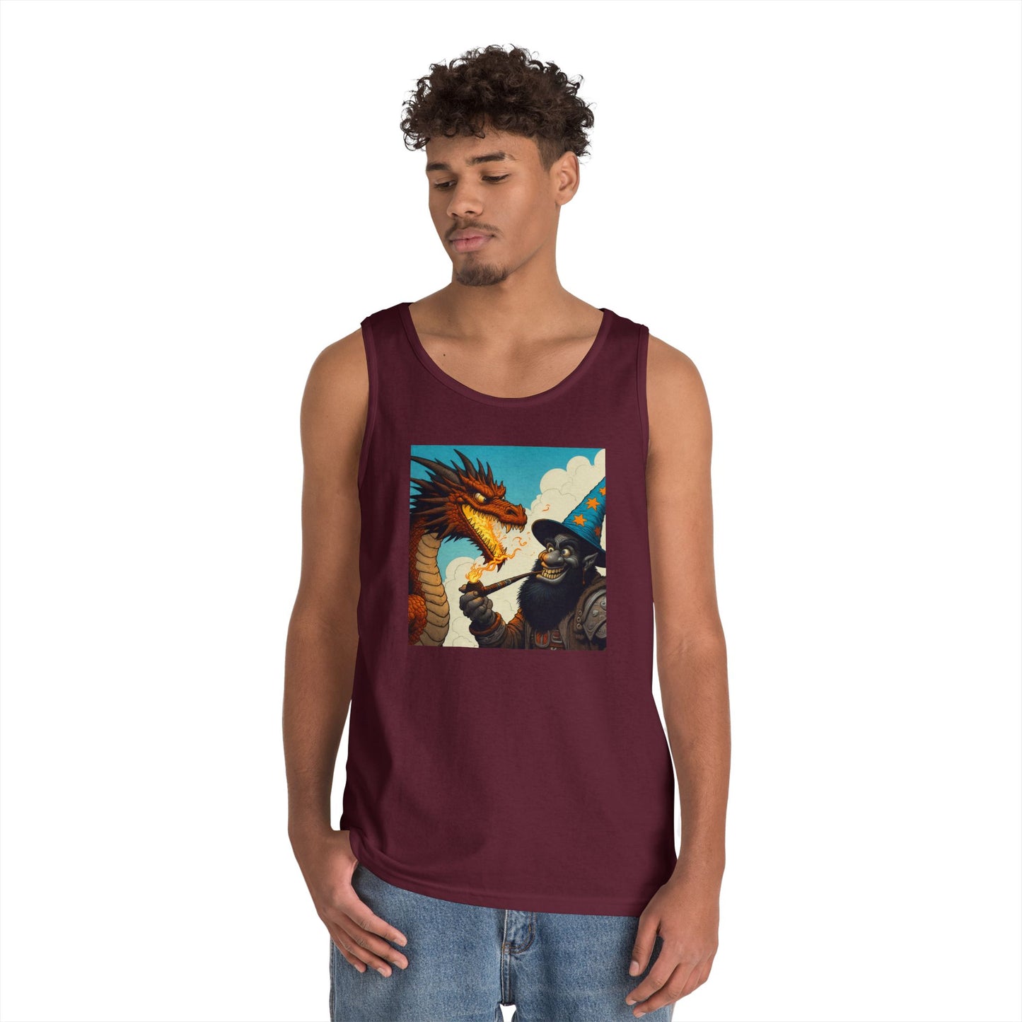 Linne | Unisex | Kraftig bomull | Drakeld fantasy | Trollformagi