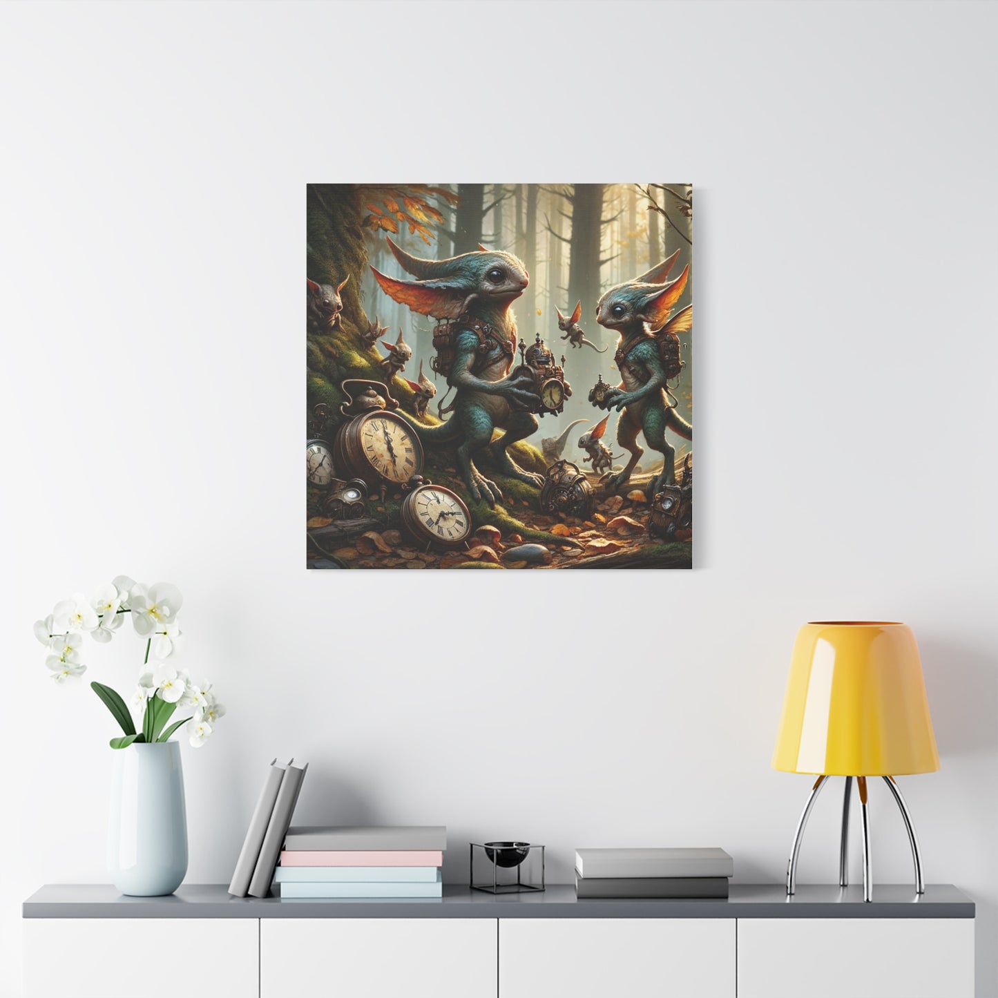 Canvas | Mat | Steampunk Feeën | Boswachters