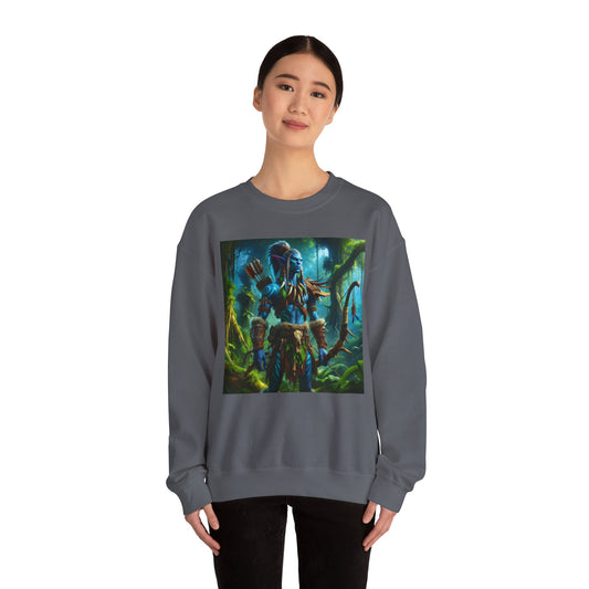 Sweatshirt | Unisex | Crewneck | Heavy Blend | Tribal Fantasy | Wood Elf Warrior