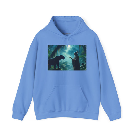 Bluza z kapturem | Unisex | Bluza dresowa z kapturem | Gruba mieszanka | Mistyczny szamanizm | Spotkanie dzikości