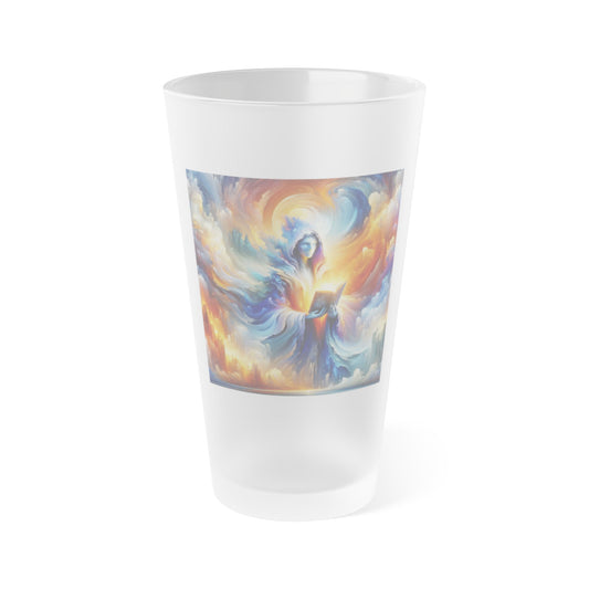 Glass | Pint Glass | Frosted | Cosmic Fantasy | Arcane Magic | Spellcaster