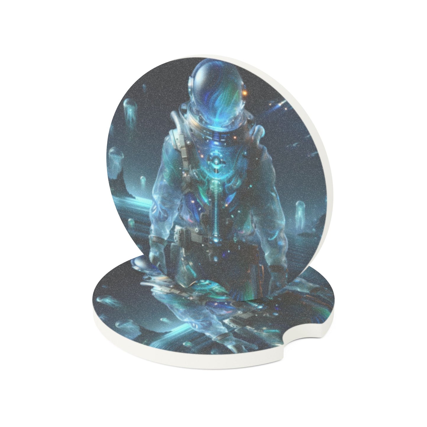 Tatakan Gelas | Tatakan Gelas Mobil | Batu Sabun | Fiksi Luar Angkasa | Astronot Alien