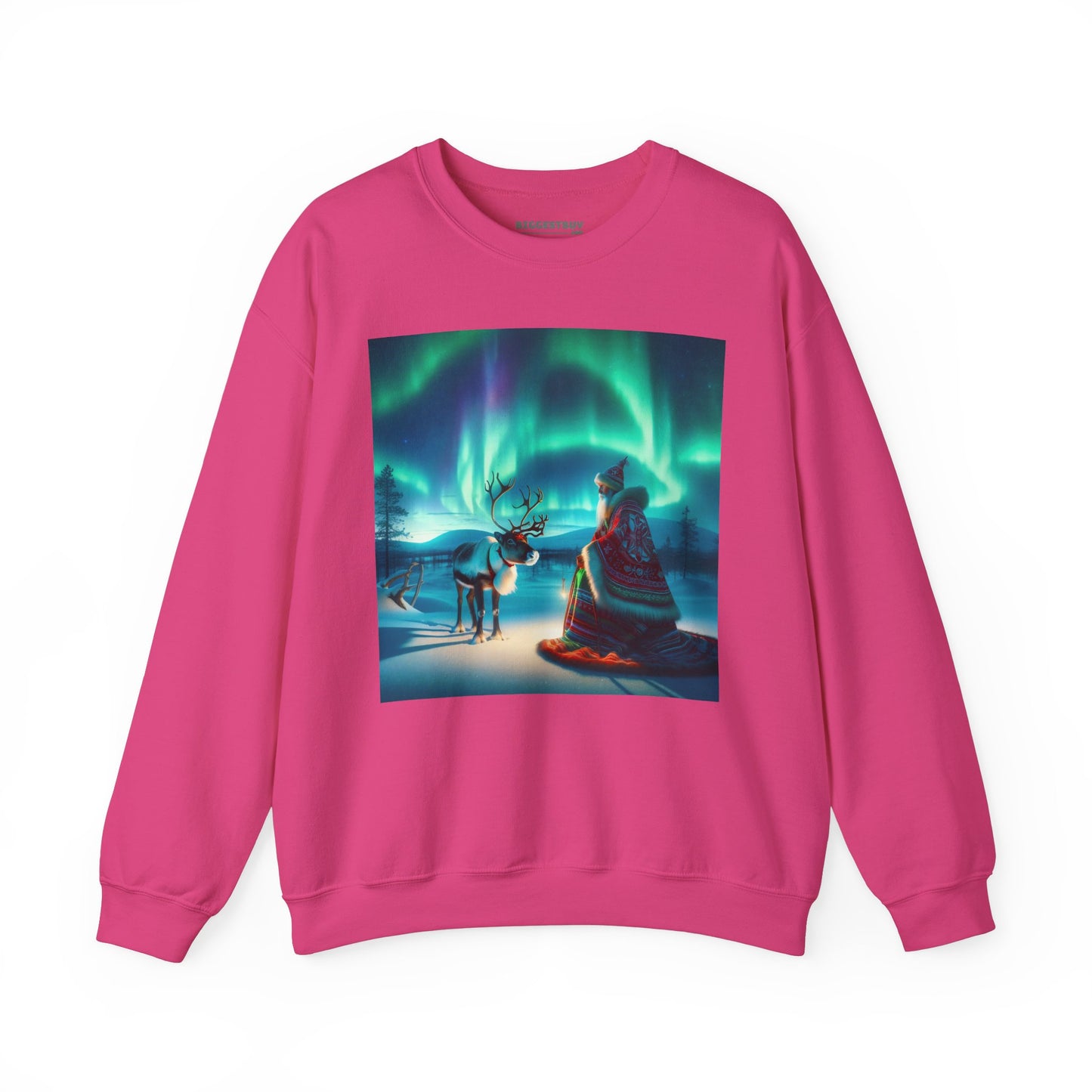 Bluza dresowa | Unisex | Okrągły dekolt | Gruba mieszanka | Szamanizm Polarny | Wizja Saamów