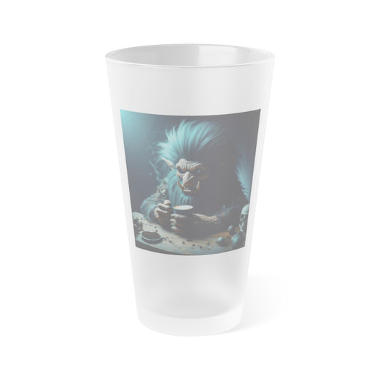 Стекло | Пинтовый бокал | Матовое | Скандинавский фольклор | Йотунн