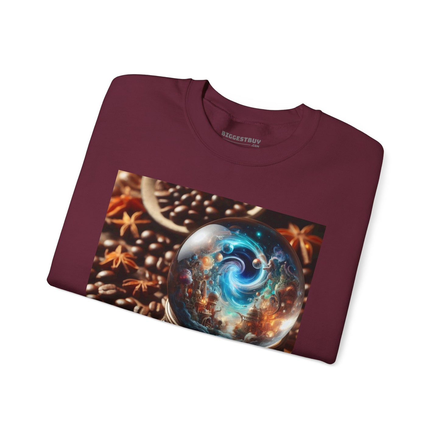 Felpa | Unisex | Girocollo | Misto pesante | Cosmologia Nordica | Globo Magico