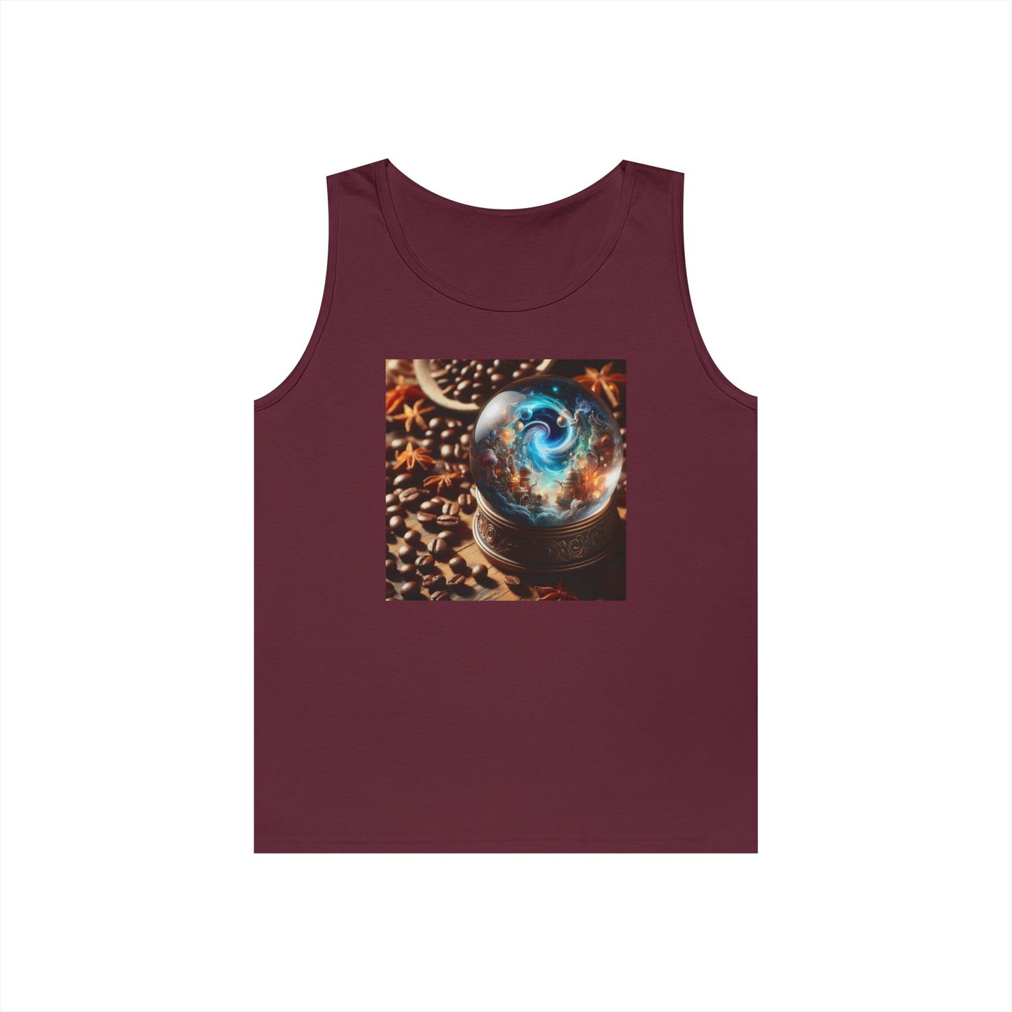 Tanktop | Unisex | Schwere Baumwolle | Kosmische Mythologie | Schneekugel