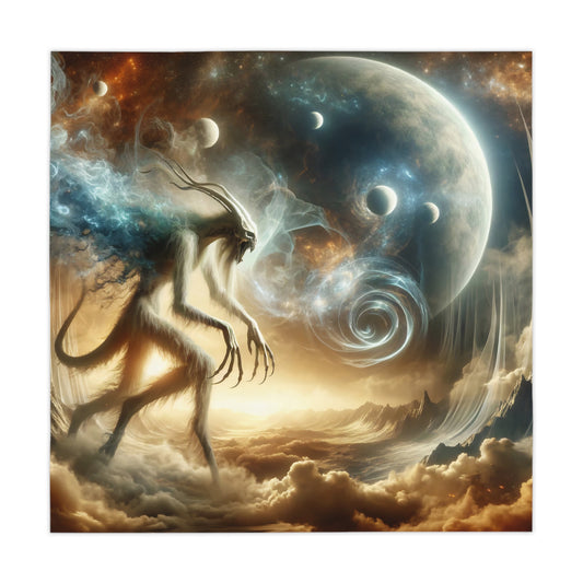 مفرش مائدة | رعب كوني | محرك الواقع | كيان