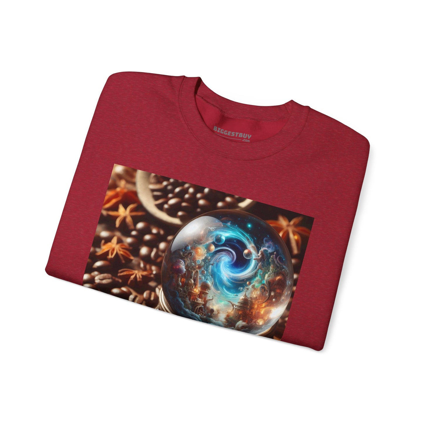 Felpa | Unisex | Girocollo | Misto pesante | Cosmologia Nordica | Globo Magico