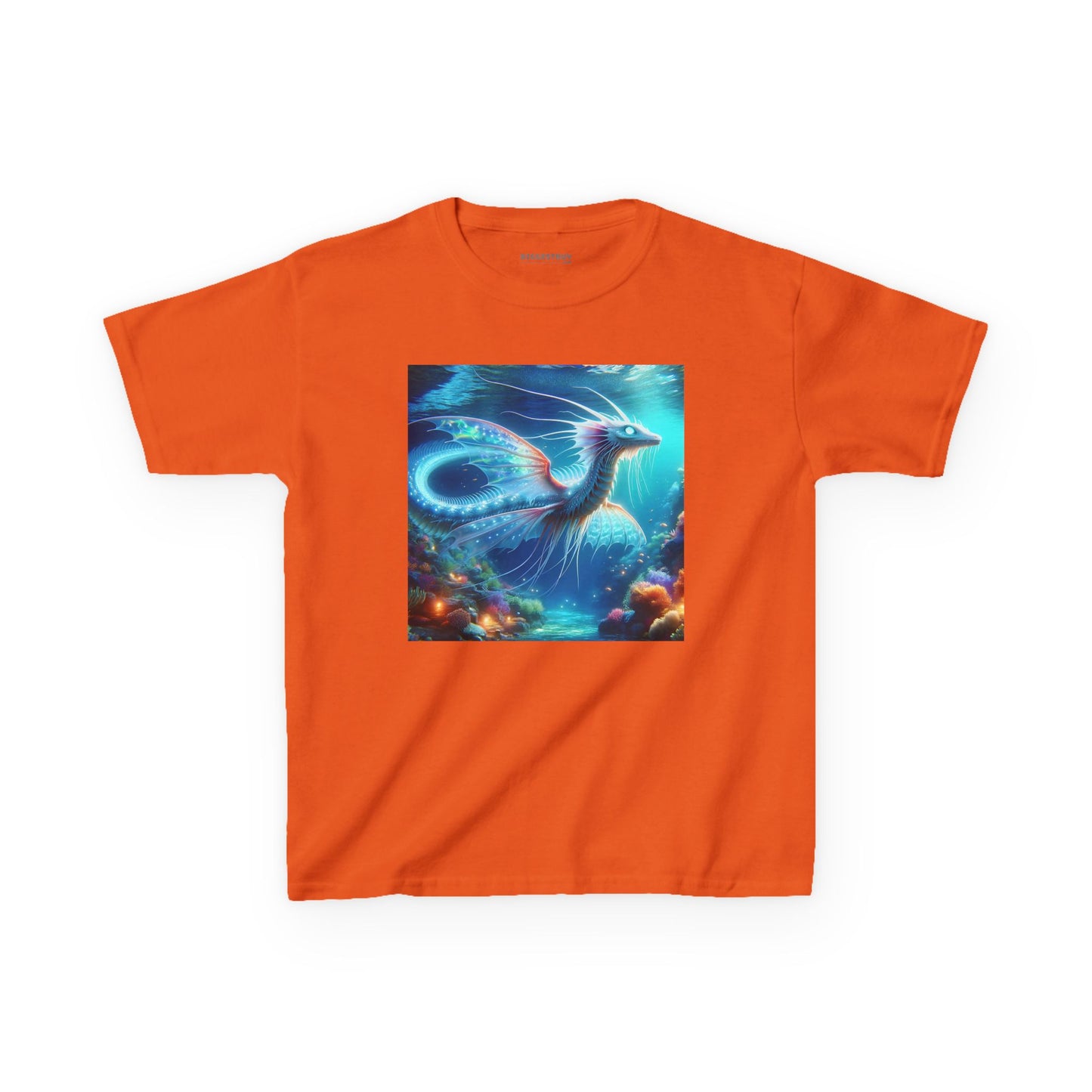 T-Shirt | Koszulka dziecięca | Ciężka bawełna | Mitologia morska | Ryujin | Smok wodny