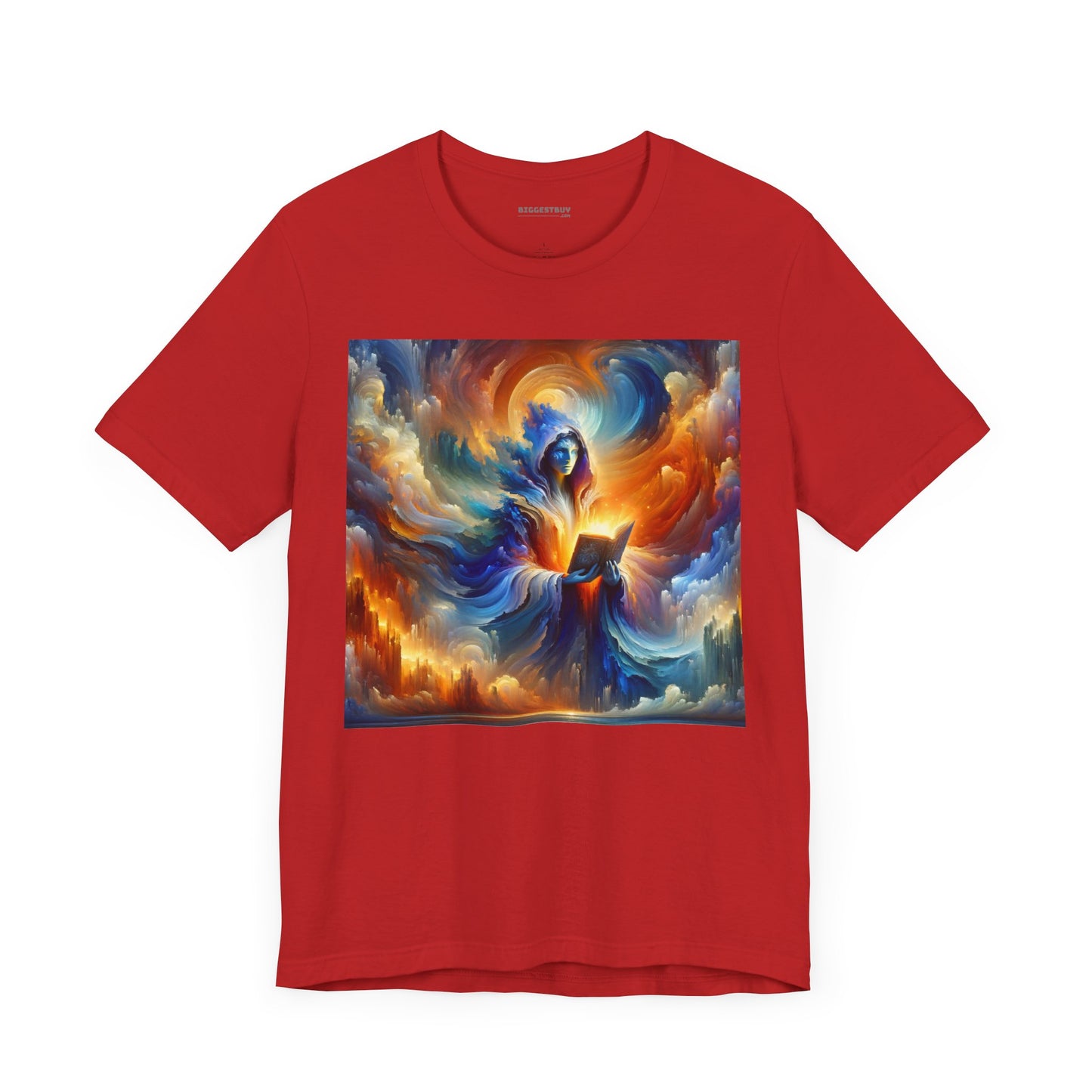 Tシャツ | ユニセックス | ジャージーTシャツ | 半袖 | 魔術幻想 | 宇宙エネルギー | 魔道士