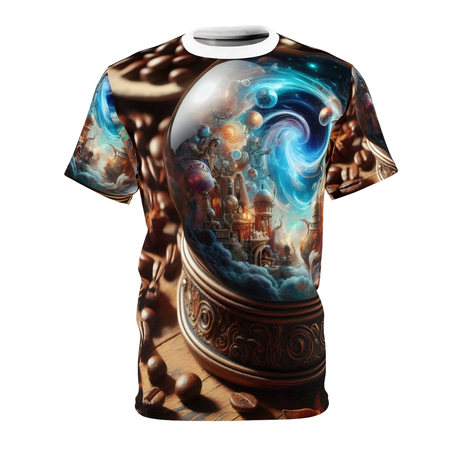 T-shirt | Stampa all-over | T-shirt unisex | Cosmologia Nordica | Globo Magico