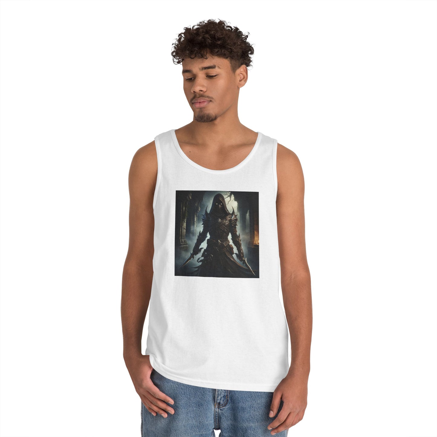เสื้อกล้าม | ยูนิเซ็กส์ | ผ้าฝ้ายเนื้อหนา | จอมนักฆ่าเงามืด | นักล่าวิญญาณ