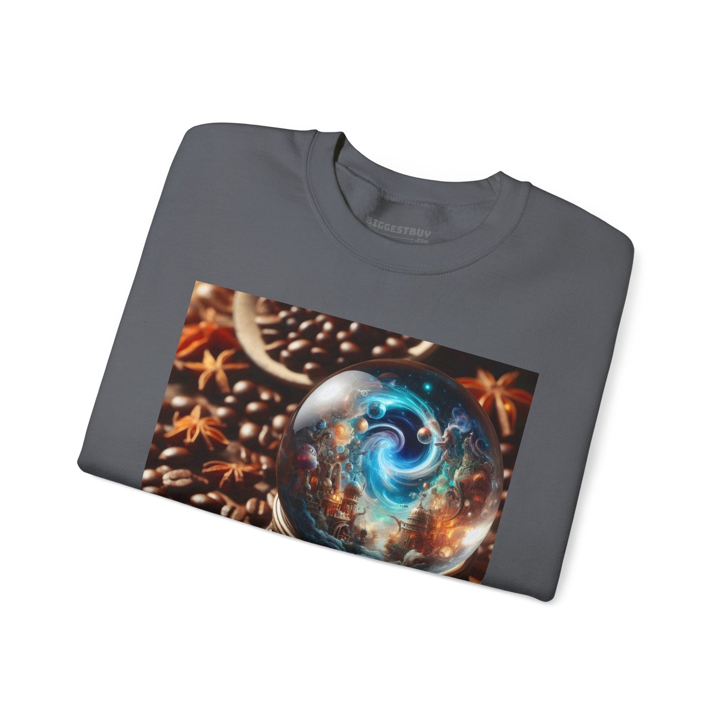 Felpa | Unisex | Girocollo | Misto pesante | Cosmologia Nordica | Globo Magico
