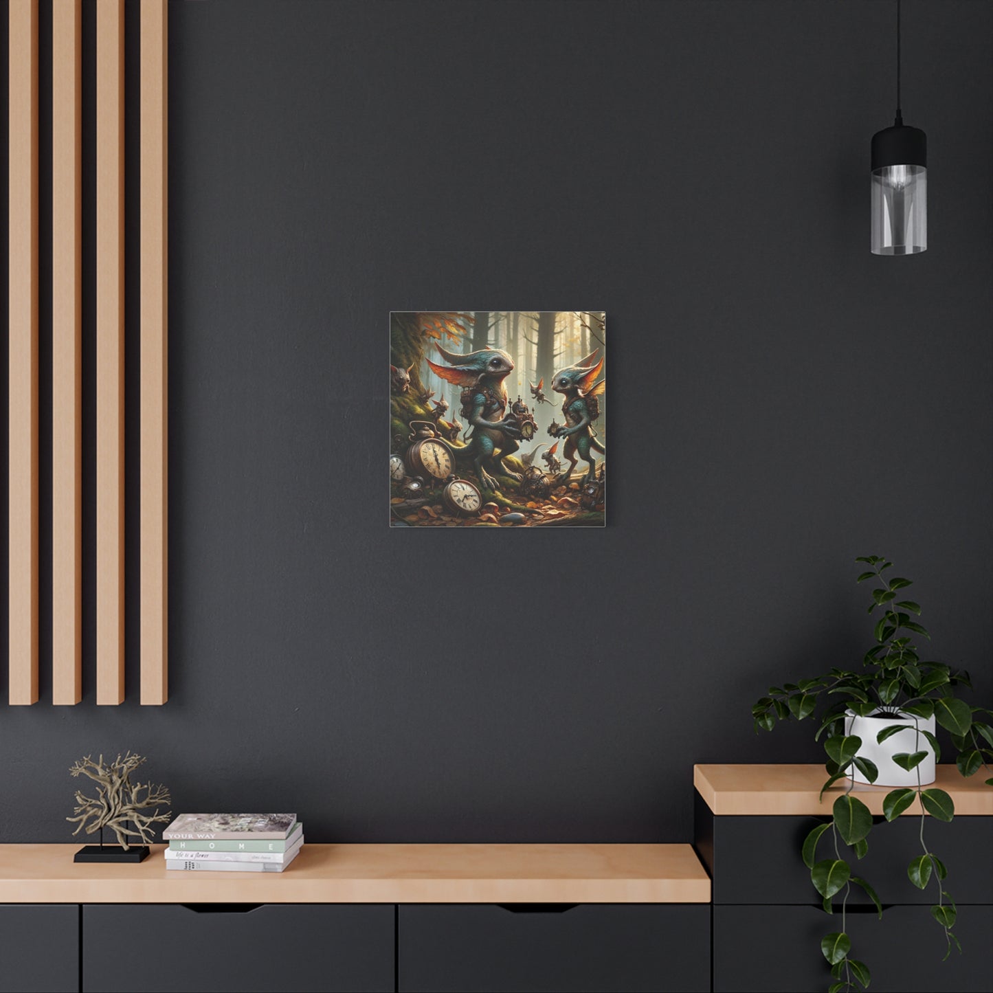 Canvas | Mat | Steampunk Feeën | Boswachters