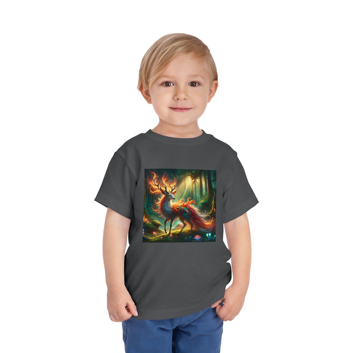 T-Shirt | Toddler Tee | Short Sleeve | Mystical Kirin | Forest Spirit Deer