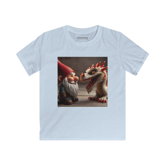 T-Shirt | Kinder-T-Shirt | Softstyle | Mythische Folklore | Gnome und Drachen