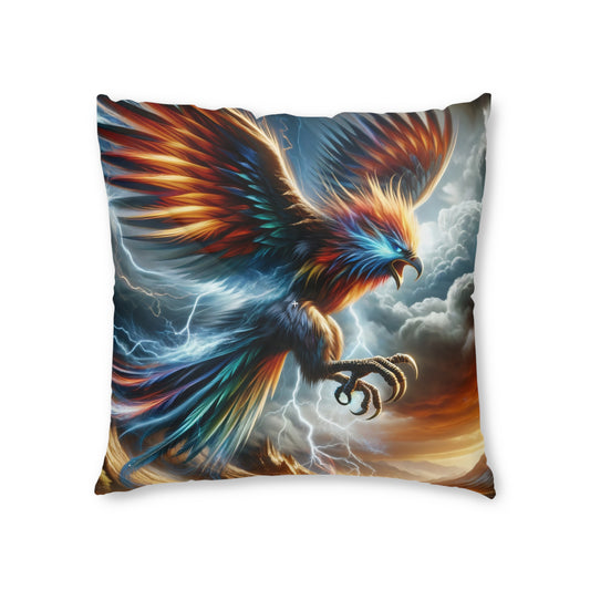 베개 | 바닥 쿠션 | 태슬 장식 | 정사각형 | 전설의 불사조 | 불꽃의 비상