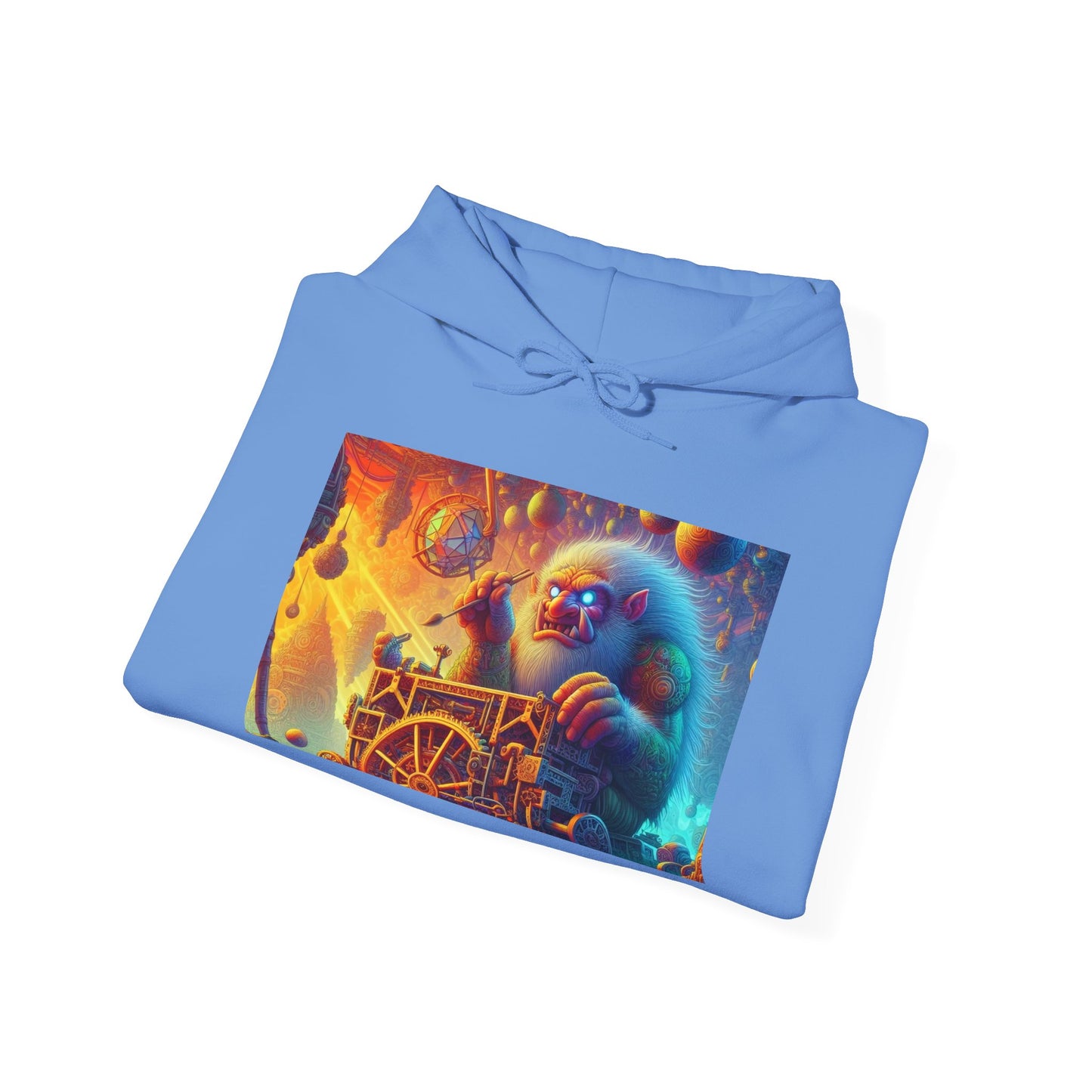 Bluza z kapturem | Unisex | Bluza dresowa z kapturem | Gruba mieszanka | Mitologia Arktyczna | Mechanik Lodu