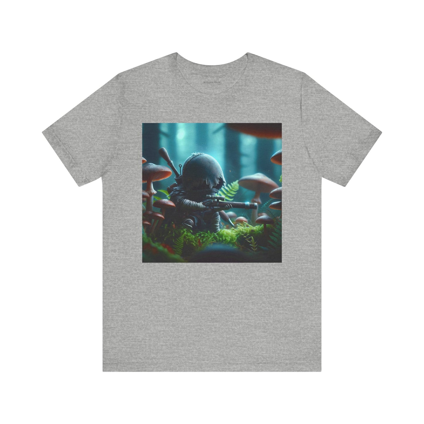 Tシャツ | ユニセックス | ジャージーTシャツ | 半袖 | バイオパンク | ミニチュア戦士 | 幻想的森