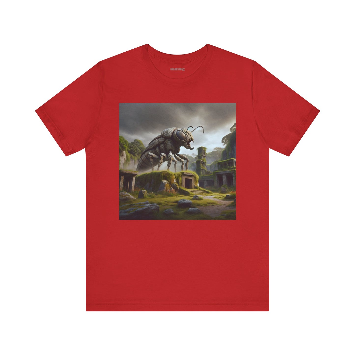 Tシャツ | ユニセックス | ジャージーTシャツ | 半袖 | 異形変異 | 巨大甲虫 | 緑