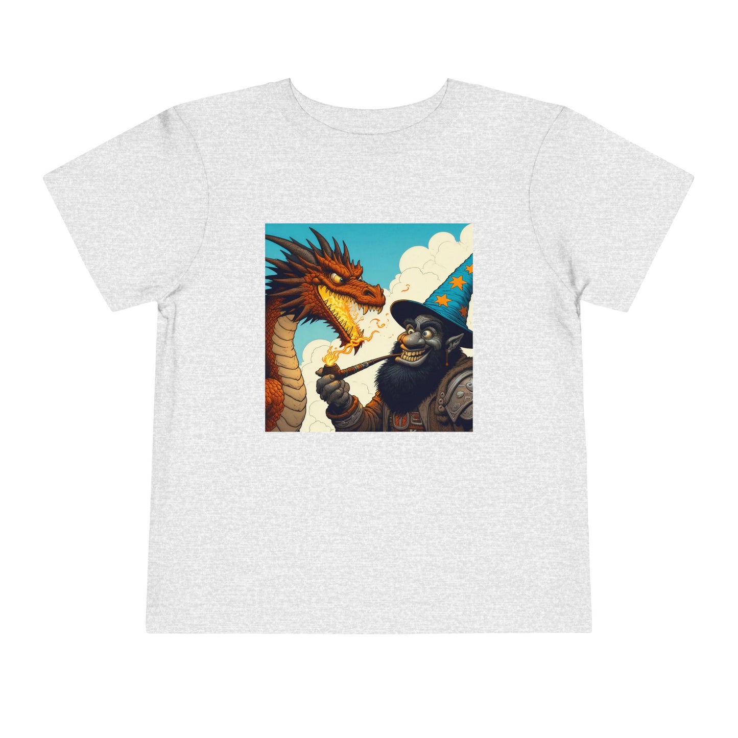 T-Shirt | Toddler Tee | Short Sleeve | High Fantasy | Dragon Duel | Goblin