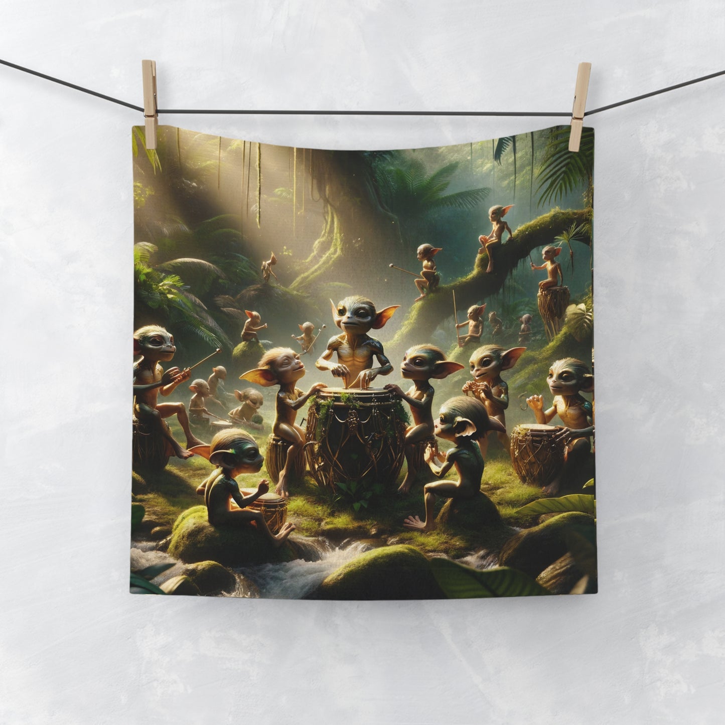 تولیہ | چہرے کا تولیہ | جنگلی فوک لور | دیہی اساطیر | ڈرم سرکل