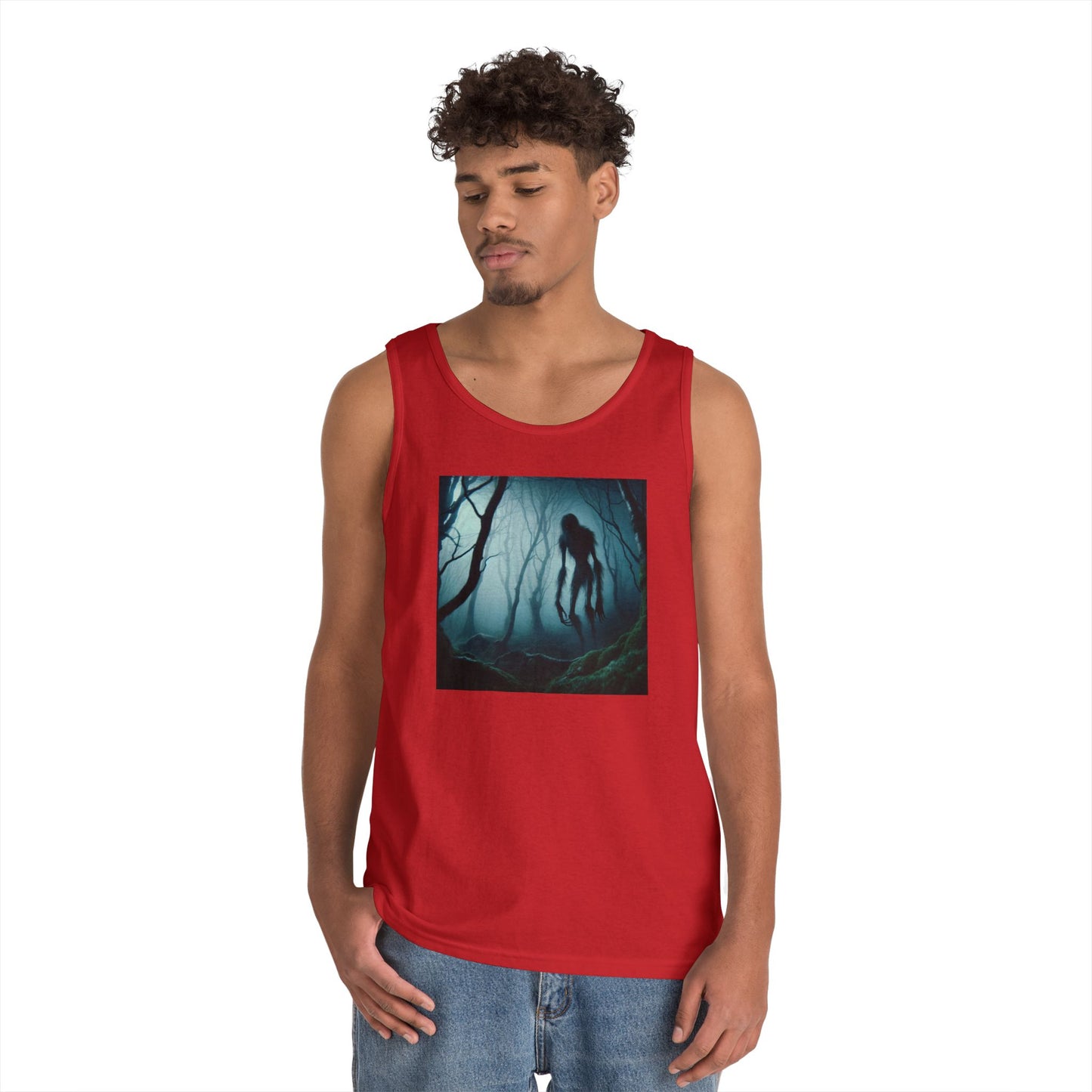 टैंक टॉप | यूनिसेक्स | हैवी कॉटन | वेंडिगो | रहस्यमयी वन प्राणी