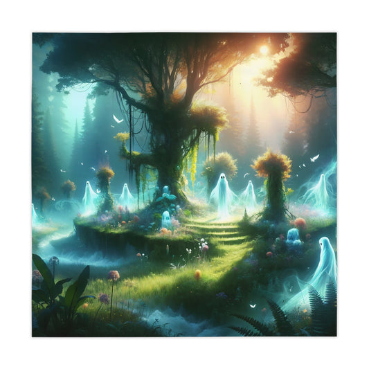 مفرش مائدة | غابة سحرية | موطن الإيجنس فاتوس | شجرة الحياة