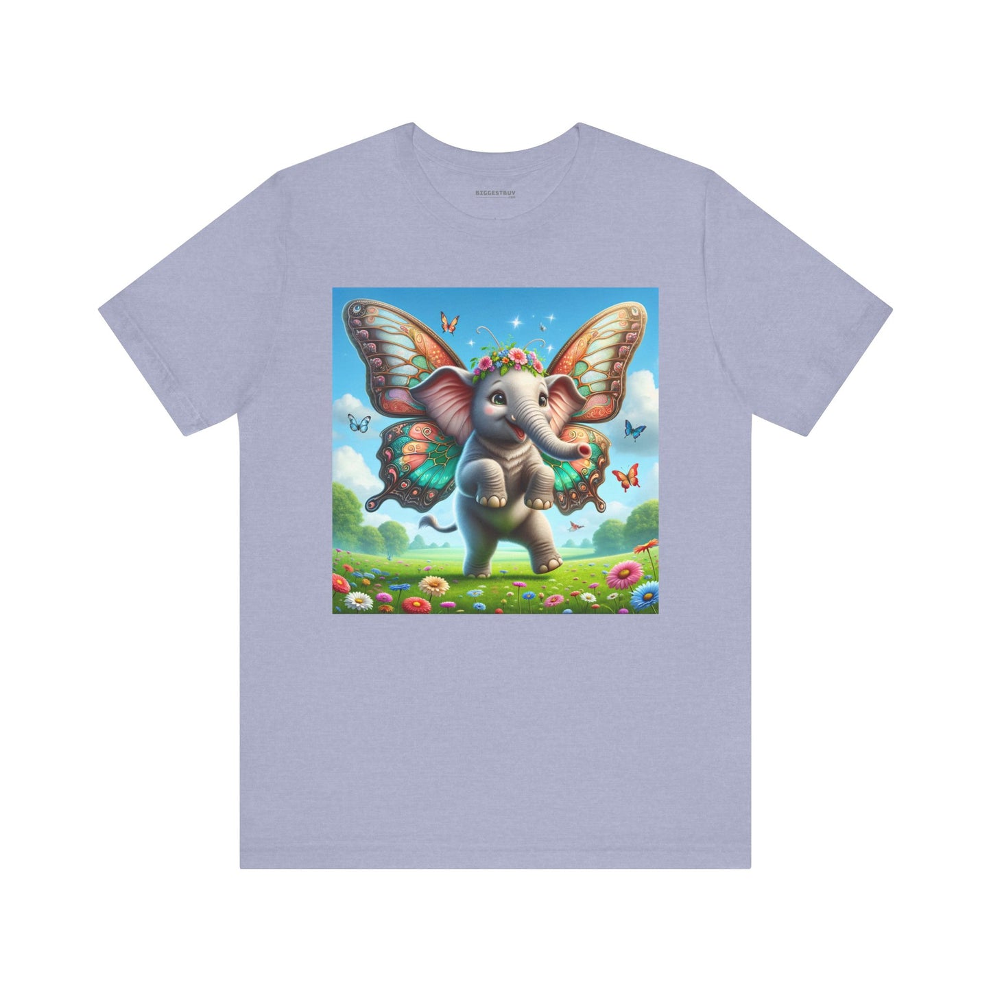 T-shirt | Unisex | Maglietta in jersey | Manica corta | Mitologia Fantastica | Airavata | Elefantino