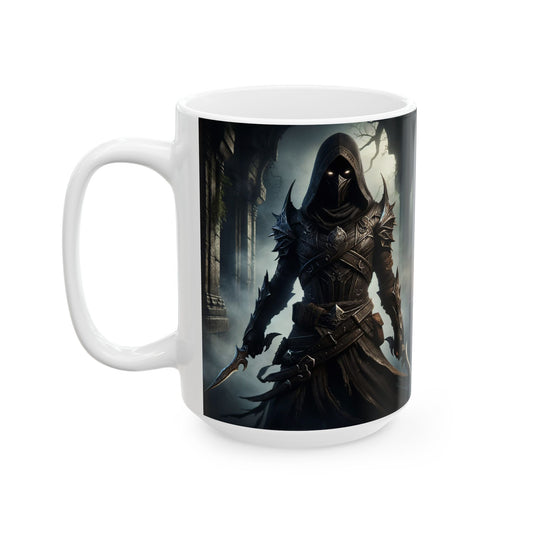 قدح | سيراميك | أبيض | فانتازيا مظلمة | قاتل مأجور | شبح