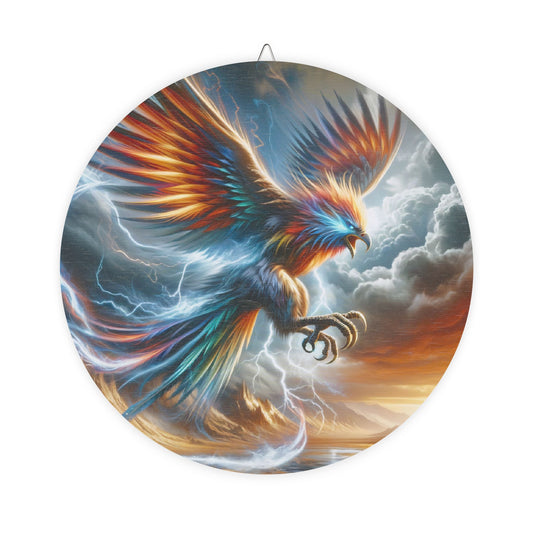 Papan Nama | Kayu | Legenda Phoenix | Api Keabadian