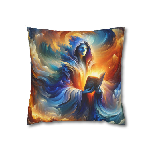 Pillowcase | Square | Polyester canvas | Cosmic Fantasy | Arcane Magic | Spellcaster