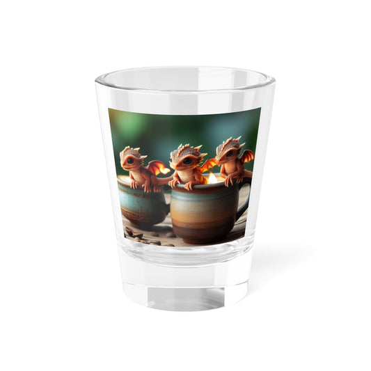 Shotglass | Søt Fantasy Kunst | Baby Drage