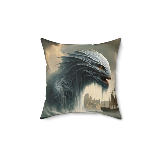 Almohada | Poliéster | Cuadrado | Mitología Nórdica | Jörmungandr | Serpiente