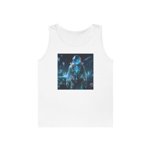 Tanktop | Unisex | Schwere Baumwolle | Weltraum-Biolumineszenz | Astronaut