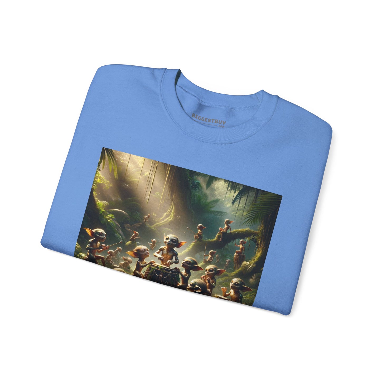 เสื้อสเวตเตอร์ | ยูนิเซ็กส์ | คอกลม | ผ้าผสมเนื้อหนา | แฟนตาซีป่า | วิถีธรรมชาติ | ภูตน้อย