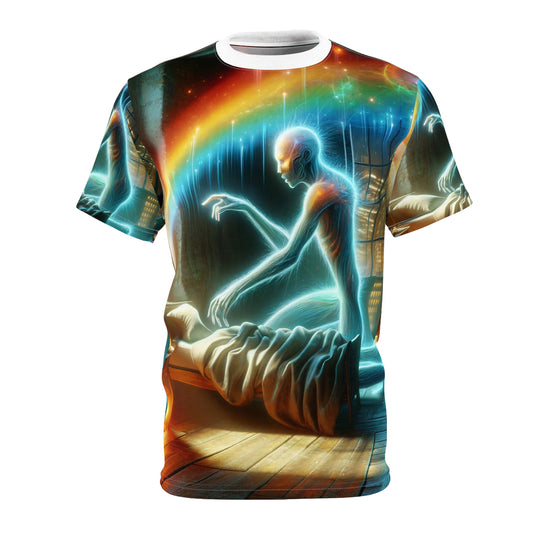 T-Shirt | Nadruk na całej powierzchni | T-shirt unisex | Oniryzm | Mistyczna istota | Hypnos