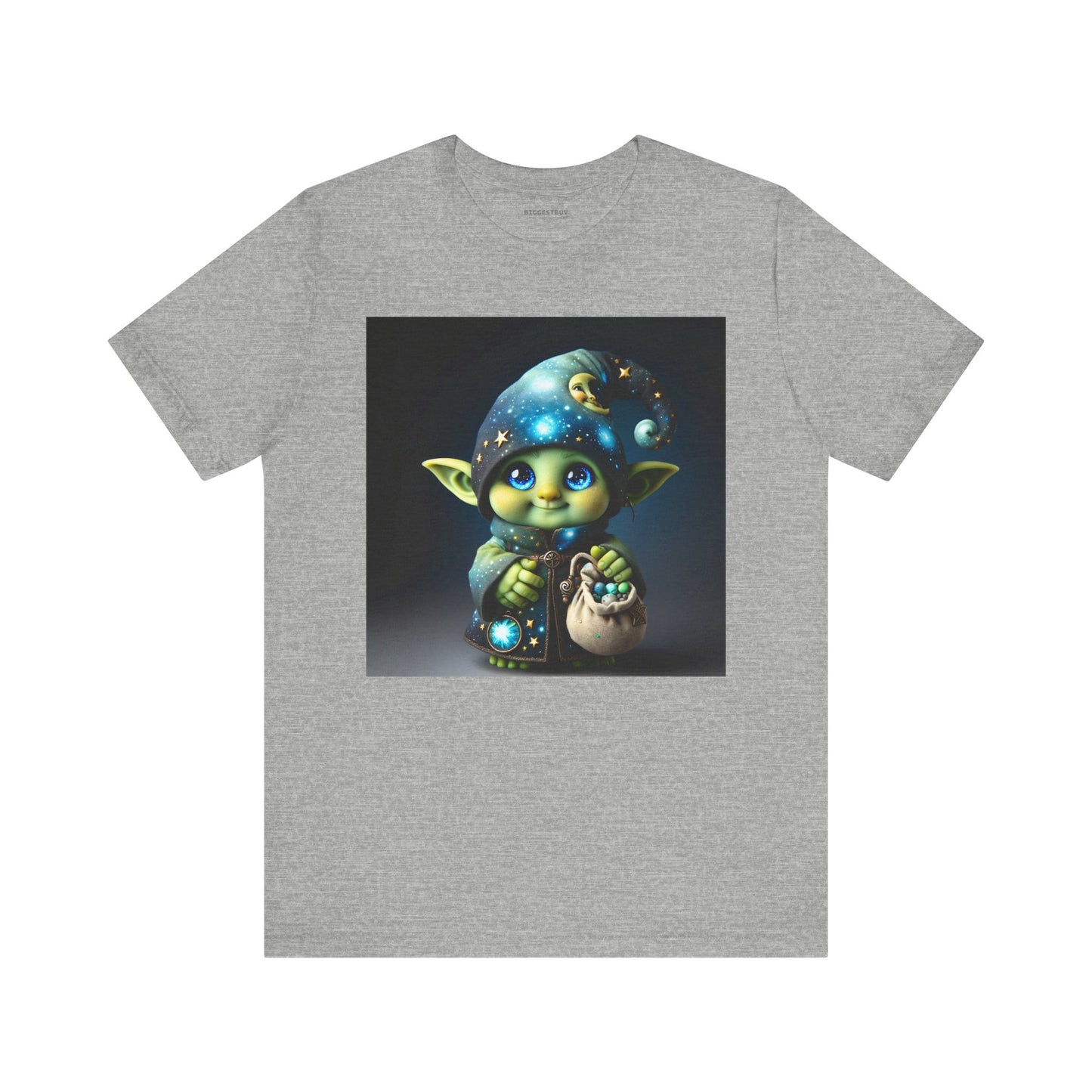 T-skjorte | Unisex | Jersey-T-skjorte | Kort erme | Fantasi | Skogsalv | Trollmann